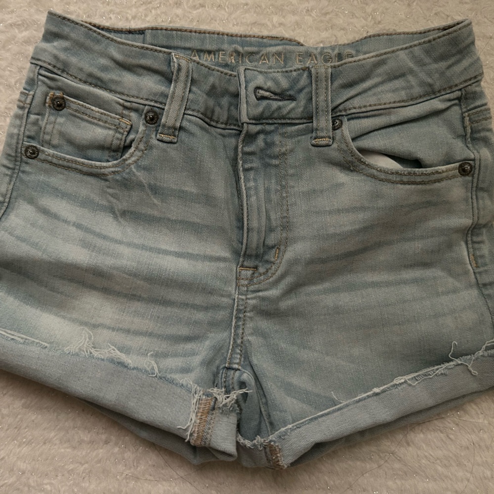 AEO Light Blue jean shorts